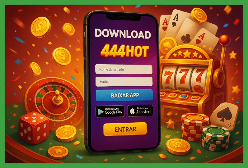 Baixar o 444HOT Cassino App