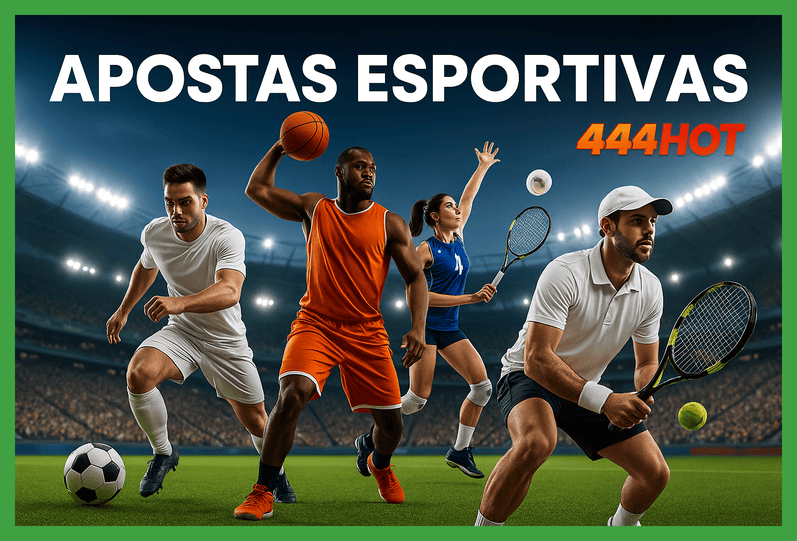Aposte em apostas esportivas no cassino online 444HOT