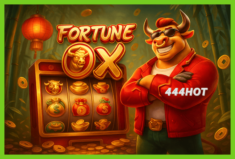 Fortune Ox no 444HOT - Aposte Agora e Reivindique Seus Ganhos