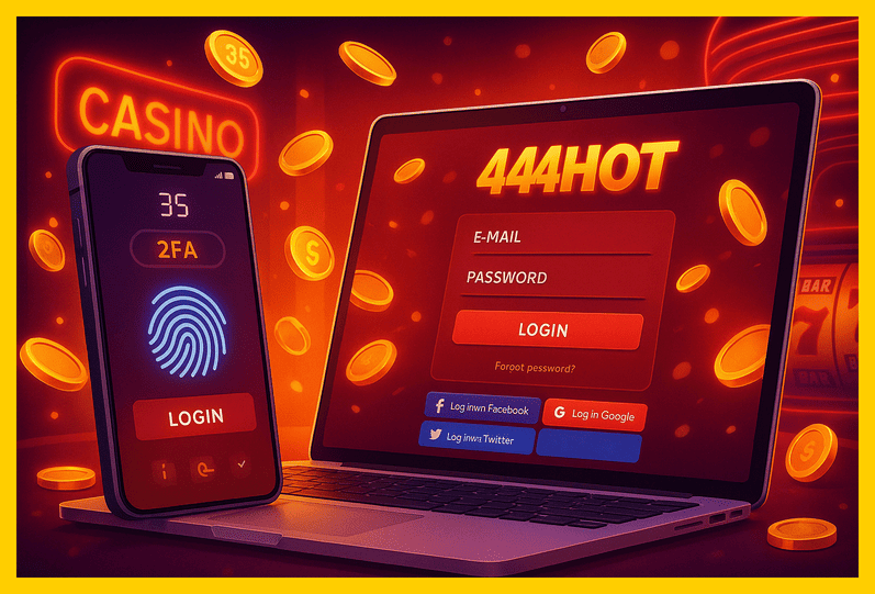 Criar uma nova Conta no plataforma 444HOT