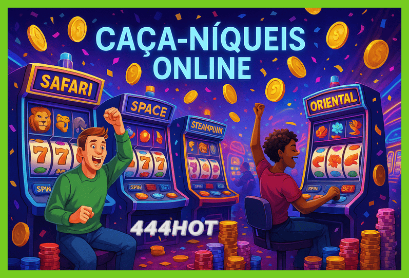 Explore o mundo das slot machines no 444HOT Casino